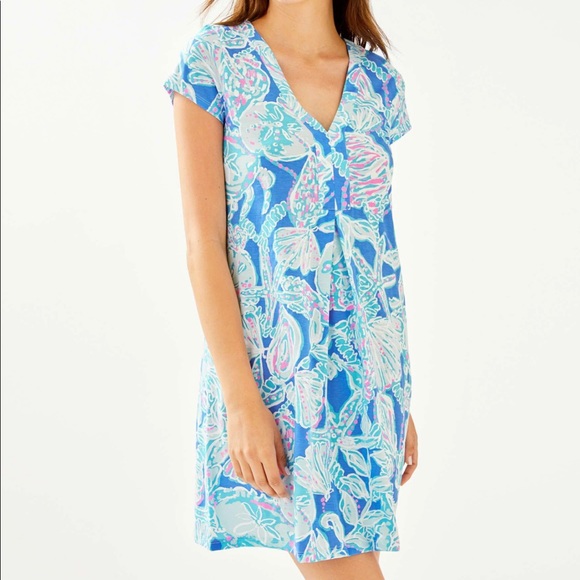 Lilly Pulitzer Amina Cap Sleeve Dress Shift XS - Picture 5 of 5